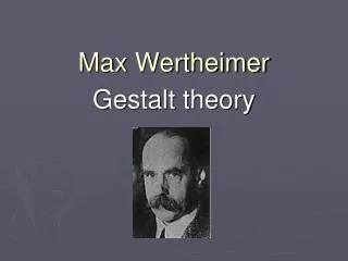 Max Wertheimer