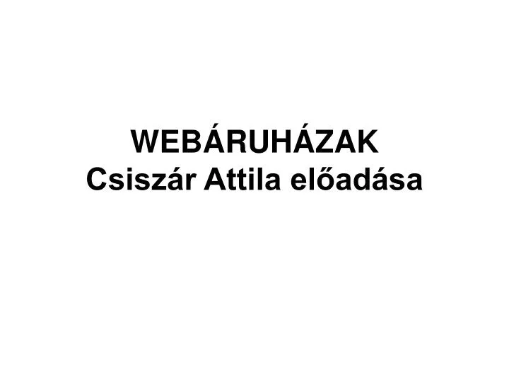 web ruh zak csisz r attila el ad sa