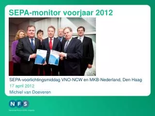 sepa monitor voorjaar 2012