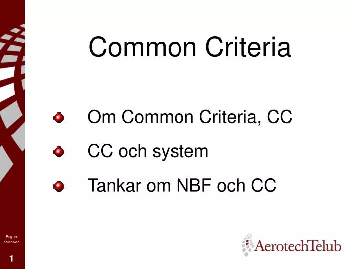 common criteria