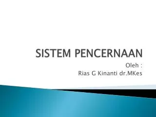 sistem pencernaan