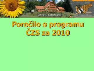 poro ilo o programu zs za 2010