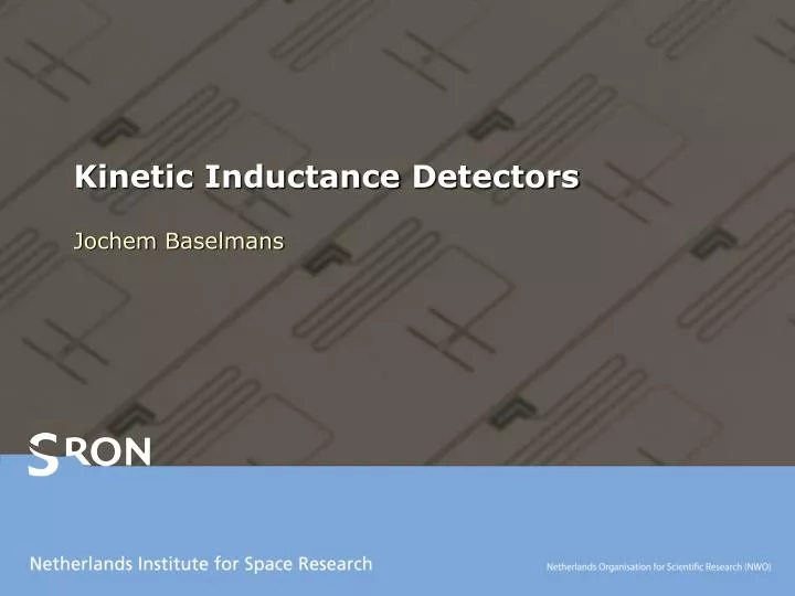 kinetic inductance detectors