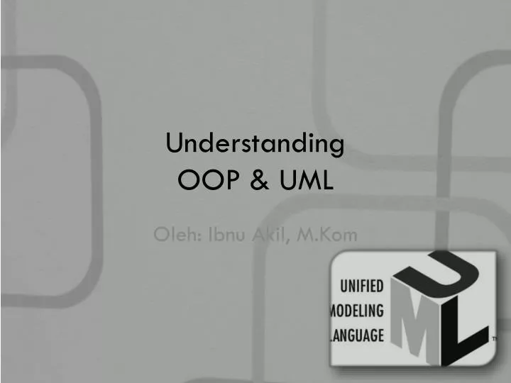 understanding oop uml