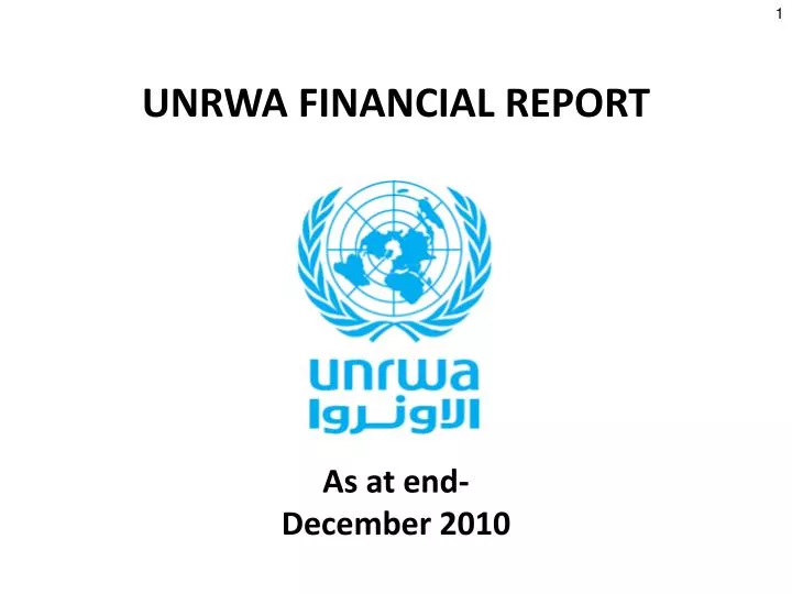 unrwa financial report