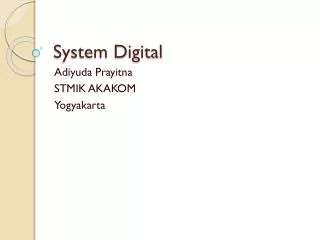system digital