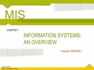 INFORMATION SYSTEMS: AN OVERVIEW