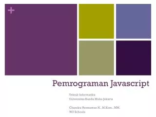 pemrograman javascript