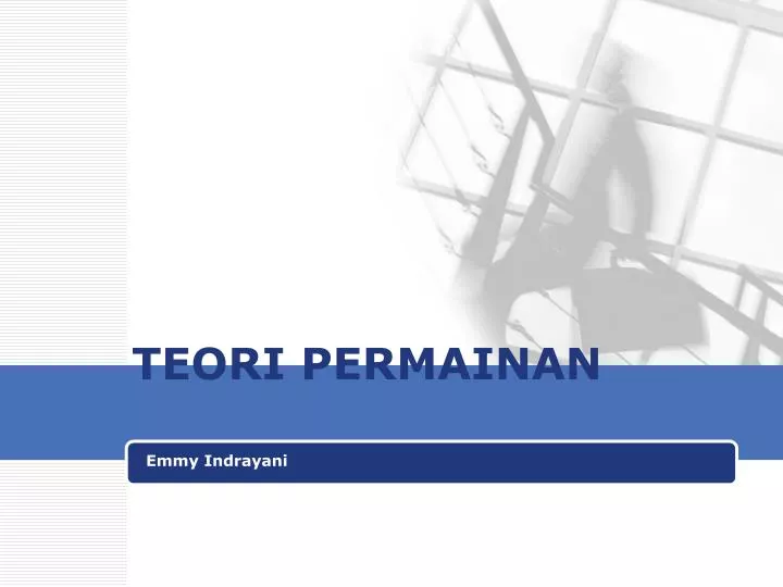 teori permainan