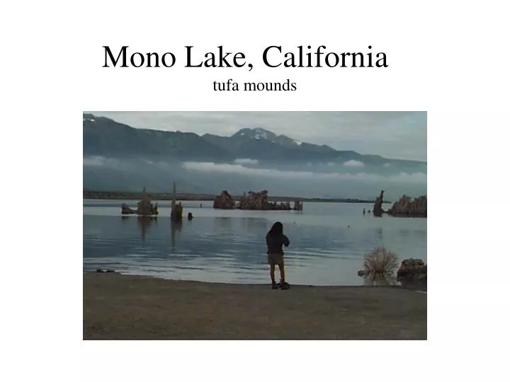 mono lake california tufa mounds