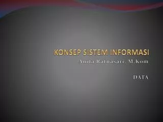 konsep sistem informasi