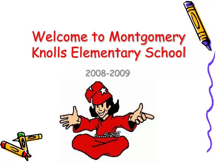 welcome to montgomery knolls elementary school