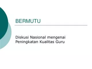 bermutu