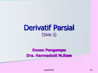 derivatif parsial slide 2