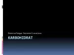 Karbohidrat - slide 1