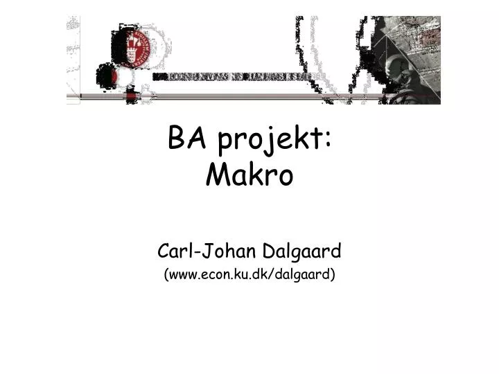 ba projekt makro