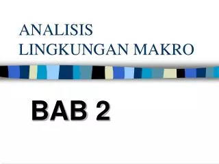 analisis lingkungan makro