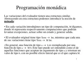programaci n mon dica