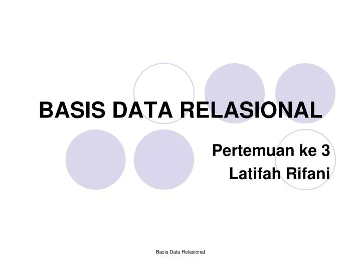 basis data relasional