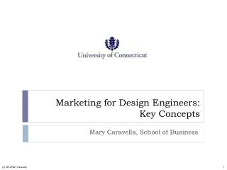 Marketing for Design Engineers: Key Concepts