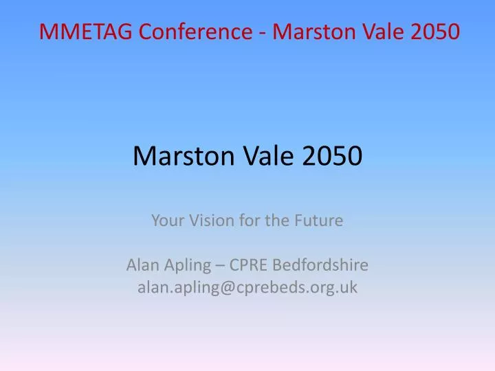 marston vale 2050