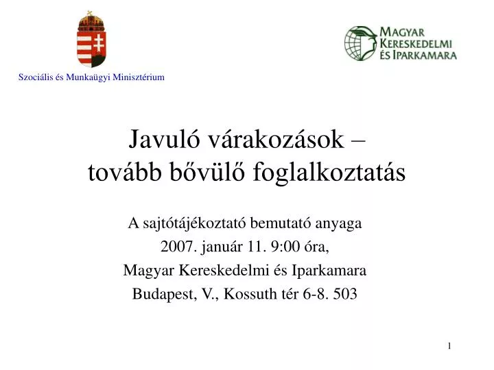 javul v rakoz sok tov bb b v l foglalkoztat s