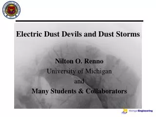Electric Dust Devils and Dust Storms
