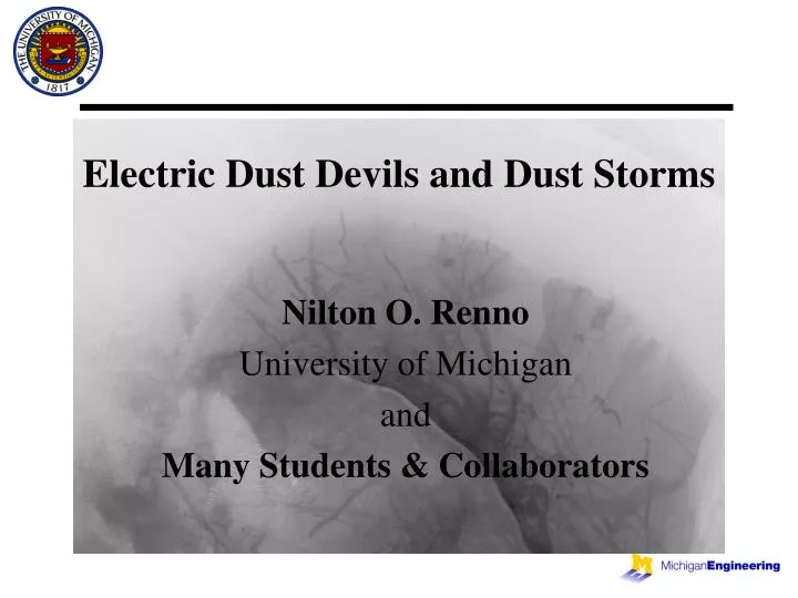 electric dust devils and dust storms