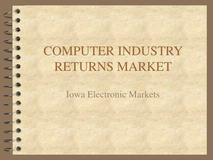 computer industry returns market