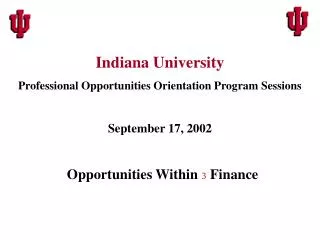 Opportunities Within 3 Finance