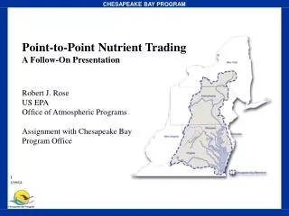 Point-to-Point Nutrient Trading A Follow-On Presentation