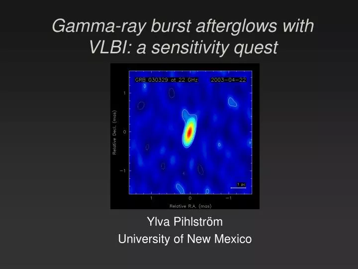 gamma ray burst afterglows with vlbi a sensitivity quest