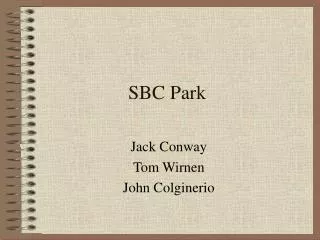SBC Park