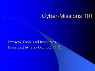 Cyber-Missions 101