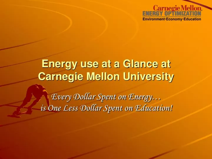 energy use at a glance at carnegie mellon university