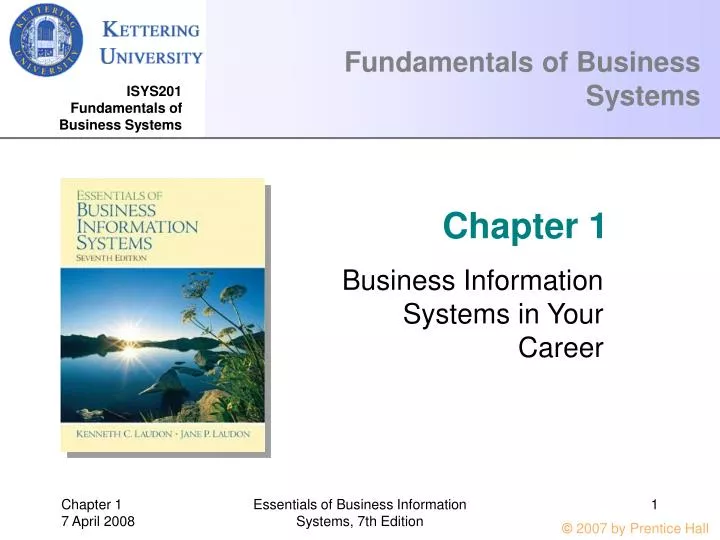 fundamentals of business systems
