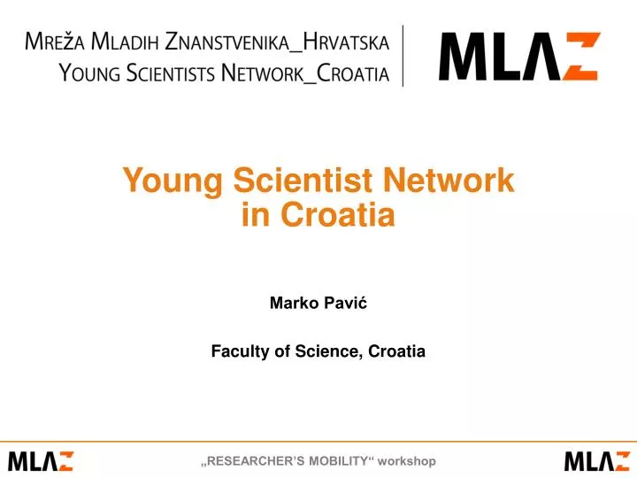 young scientist network in croatia