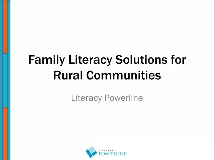 family literacy solutions for rural communities