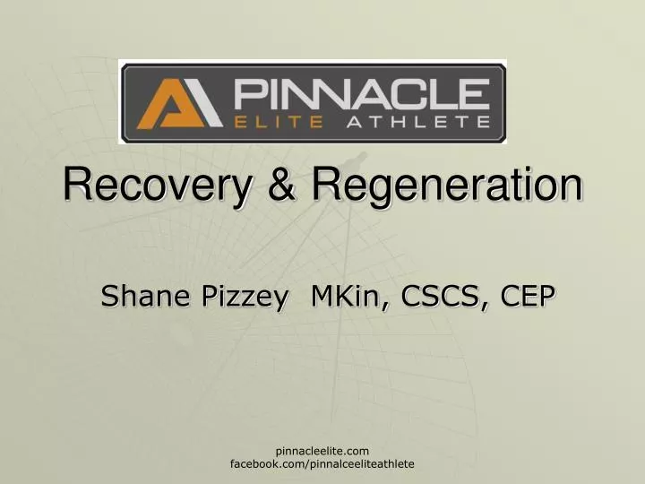 recovery regeneration