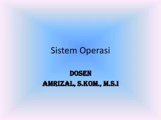 sistem operasi