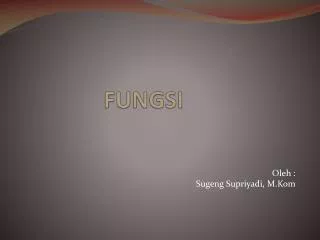 fungsi