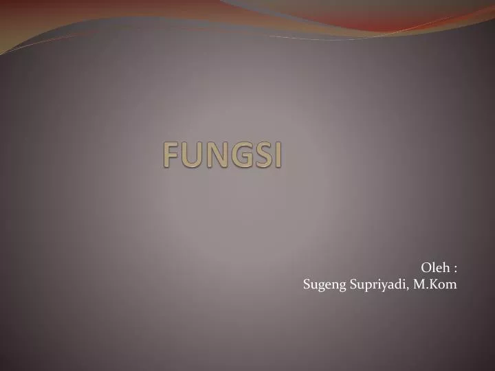 fungsi