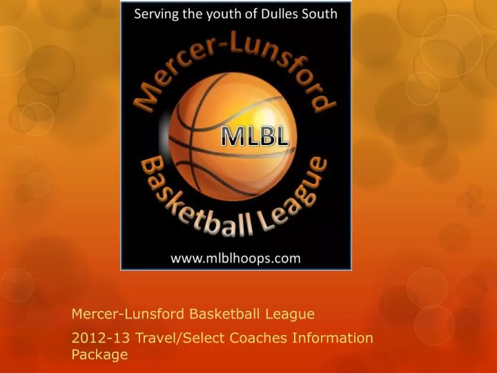 mercer lunsford basketball league 2012 13 travel select coaches information package