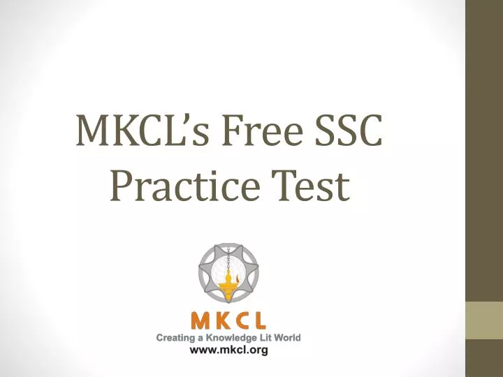 mkcl s free ssc practice test