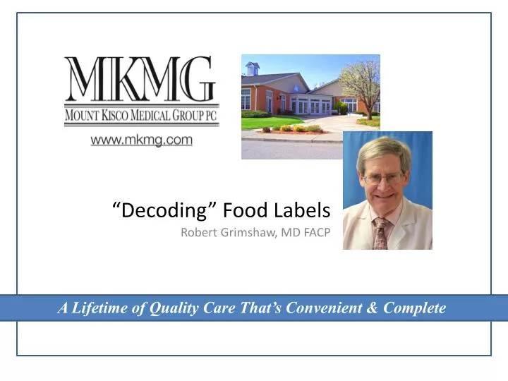 decoding food labels