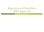 Regression with Panel Data (SW Chapter 10) - slide 1