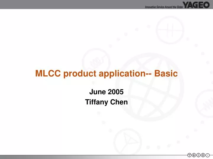 mlcc product application basic