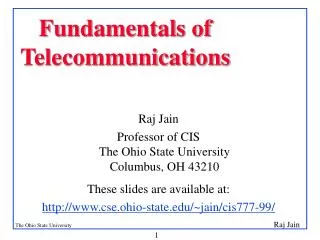 Fundamentals of Telecommunications