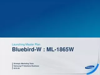 Bluebird-W : ML-1865W