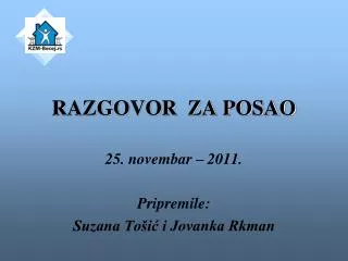 razgovor za posao